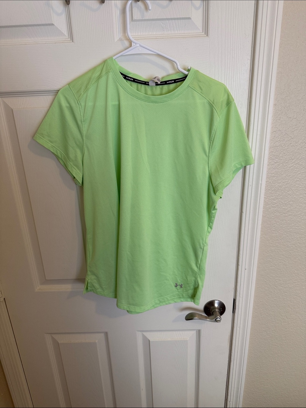 Under Armour Women's Neon Lime Short Sleeve Athletic Tee